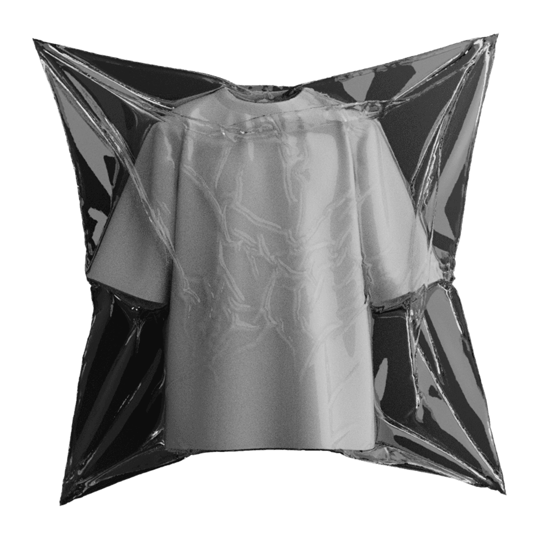 TShirt Packed 3D mockup preview — create custom designs with 3DMockups