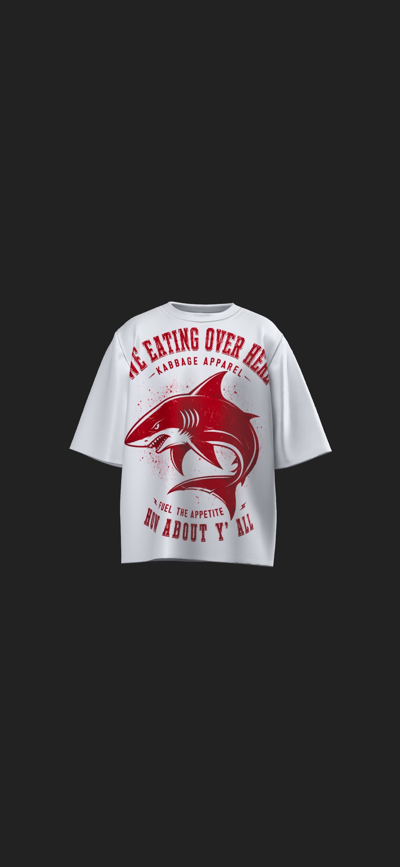 Hungry Shark Kabbage T shirt